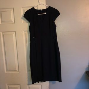 Tahari Black / Blue dress ( work dress )